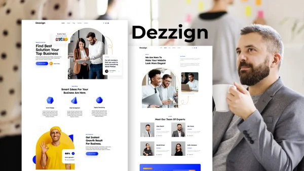 Dezzign: Elementor Template Kit for Design Agencies & Businesses