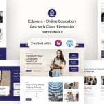 Eduvera - Online Education Elementor Template Kit for Courses & Classes