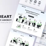 Fireart: Elementor Template Kit for Creative Agencies & Branding