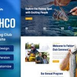 Fishco - Fishing & Hunting Club Hobby Elementor Template Kits