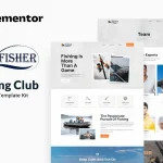 Fisher: Elementor Template Kit for Fishing Clubs and Businesses