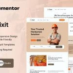 Fixit - Elementor Template Kit for Handyman Services