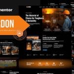 Gordon - Elementor Template Kit for Steel Factory & Industrial Plants