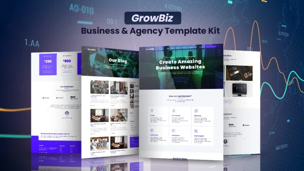 GrowBiz: Elementor Template Kit for Business & Agencies
