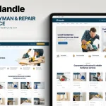 Handle: Elementor Template Kit for Handyman & Repair Services