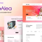 HireAlea: Personal CV Elementor Template Kit for Professional Portfolios