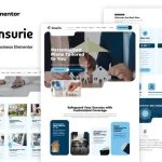 Insurie – Insurance Business Elementor Template Kit