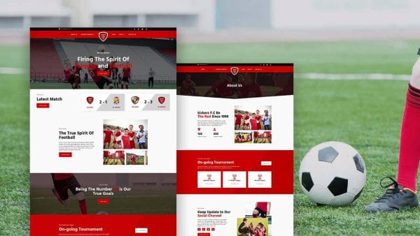 Kickerz: Elementor Template Kit for Football Teams & Sports Clubs
