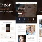 Menor – Elementor Pro Template Kit for Makeup Artists & Hair Stylists