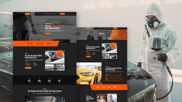 ModVibe: Elementor Template Kit for Car Painting & Modification Services