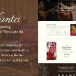 Nunta - Elementor Template Kit for Cultural & Indian Weddings
