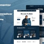 Otowashcar - Elementor Template Kit for Car Washing Services