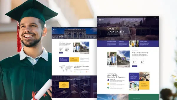 Oxsity: Elementor Template Kit for Colleges & Universities