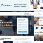 PlumberKit – Elementor Template Kit for Plumbing Services