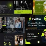 Portio – Elementor Template Kit for Portfolio Websites