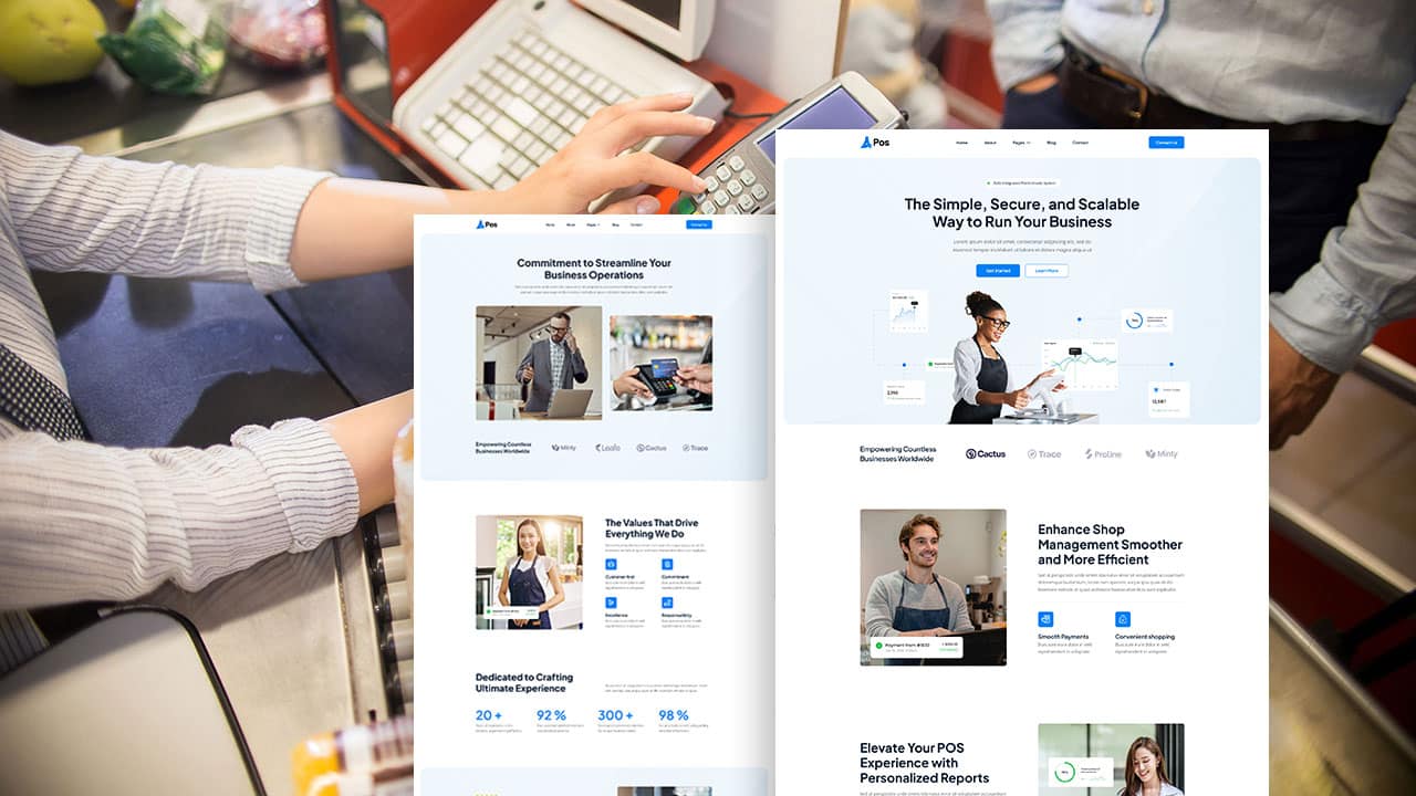 pos_banner pos: elementor template kit for point of sale & saas - image 1