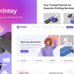 Printey – Elementor Template Kit for Printing Businesses