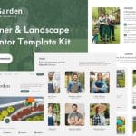 PuriGarden - Template Kit for Gardener & Landscape with Elementor