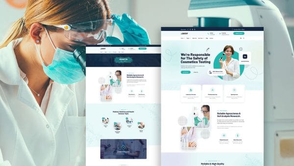 Quest: Elementor Template Kit for Laboratory & Research Services