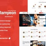 Ramyeon - Elementor Template Kit for Korean Restaurants