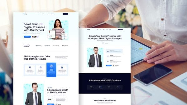 Rankz: Elementor Template Kit for SEO & Digital Marketing Agencies