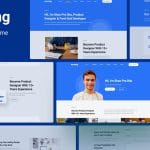 Rencang - CV & Portfolio Elementor Template Kits