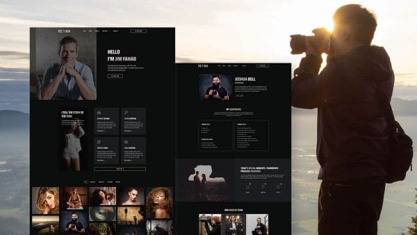 Retina: Elementor Template Kit for Creative Photography