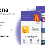 Rona – Elementor Template Kit for Digital Printing Services