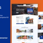 Roofixer: Elementor Pro Template Kit for Roofing Service Professionals