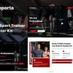 Seporta: Elementor Template Kit for Gym & Fitness Websites