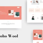 SohoWool: Elementor Template Kit for Handmade Craft Patterns