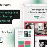 Spectrum - Elementor Pro Template Kit for Online Meeting SaaS