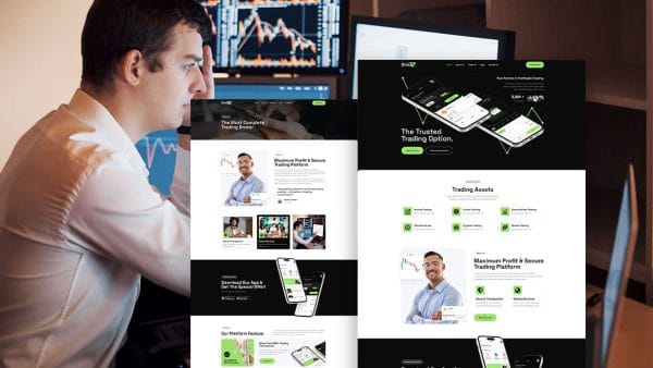 Stockz: Elementor Template Kit for Trading Brokers & Investments