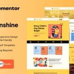 Sunshine - Elementor Template Kit for Cheerful Daycare Centers