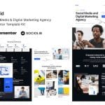 Valid – Social Media & Digital Marketing Agency Elementor Template Kit