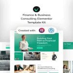 Vynance – Finance & Business Consulting Elementor Template Kit