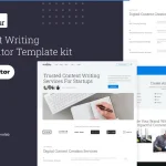 Writepillar – Elementor Template Kit for Content Writing Services