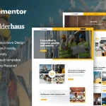 BuilderHaus: Elementor Template Kit for Construction & Building Services