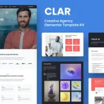 Clar: Elementor Template Kit for Digital Agency Websites