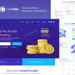 CoinClan: Elementor Template Kit for Cryptocurrency Finance Websites
