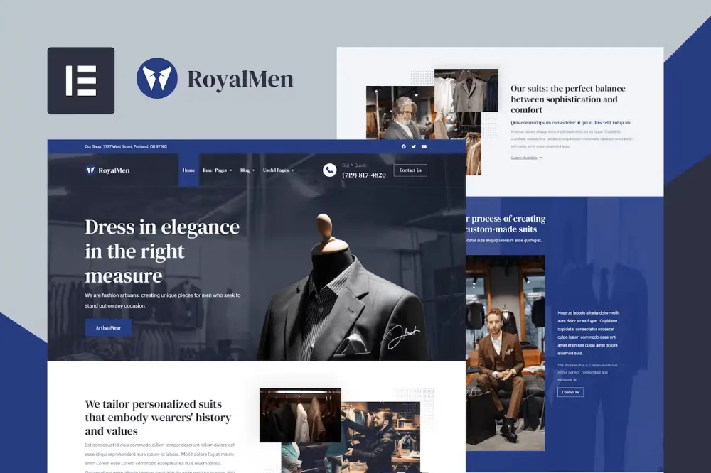 cover-royalmen-elementor-template-kit royalmen – elementor template kit for tailored suits - image 1