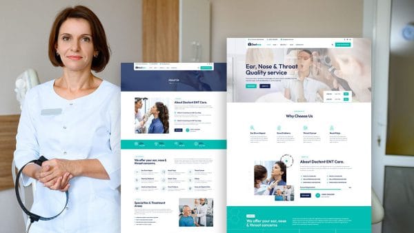 Doctone: Elementor Template Kit for Otolaryngologists & ENT Doctors