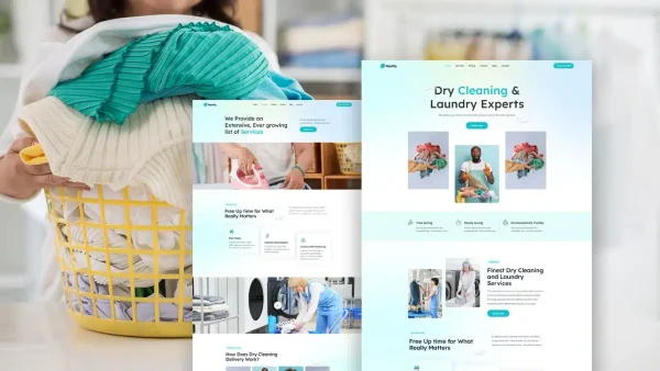 Neatly: Elementor Template Kit for Laundry & Dry Cleaning Services