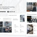 Analyst - Business Consulting & Coaching Elementor Template Kit