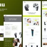 Sinau - Shaving & Barbers Products Elementor Template Kit