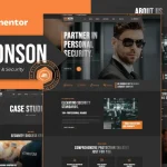 Bronson: Elementor Template Kit for Bodyguards & Security Agency