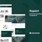 Finpoint: Elementor Template Kit for Financial Consulting Services