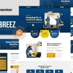 Tidybreez: Elementor Template Kit for Cleaning Service Companies