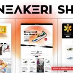Sneakeri - Sports Shoes Store Elementor Pro Template Kit