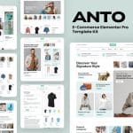 Anto - E-Commerce Elementor Pro Template Kit